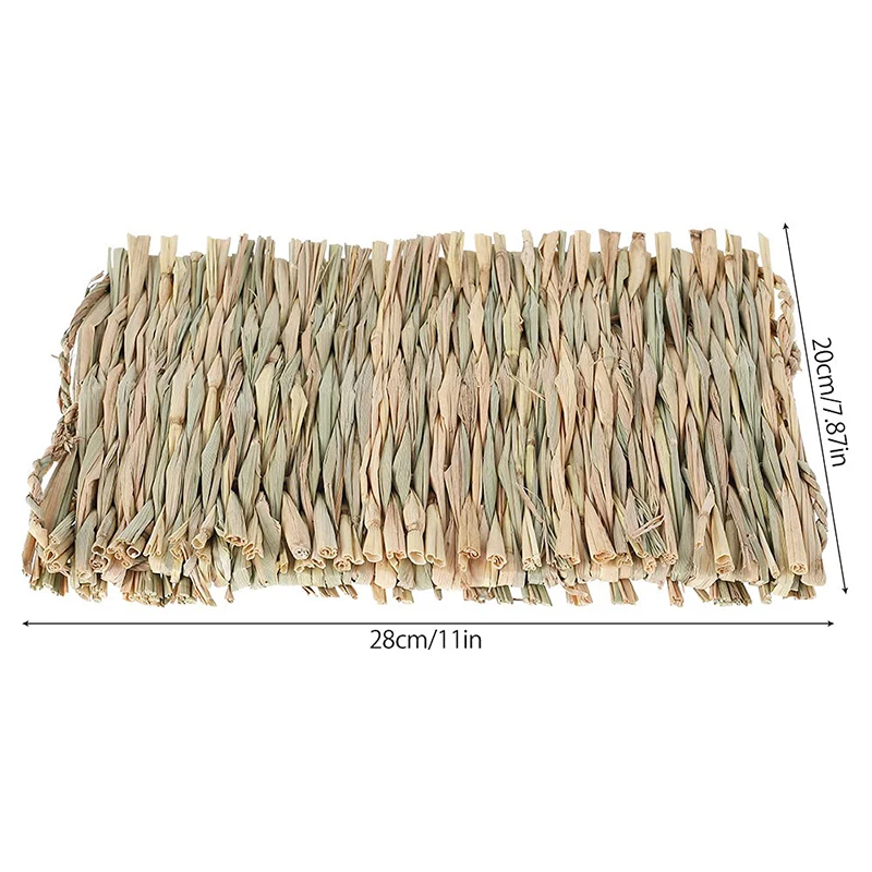 Cage lapin - tapis naturel chic