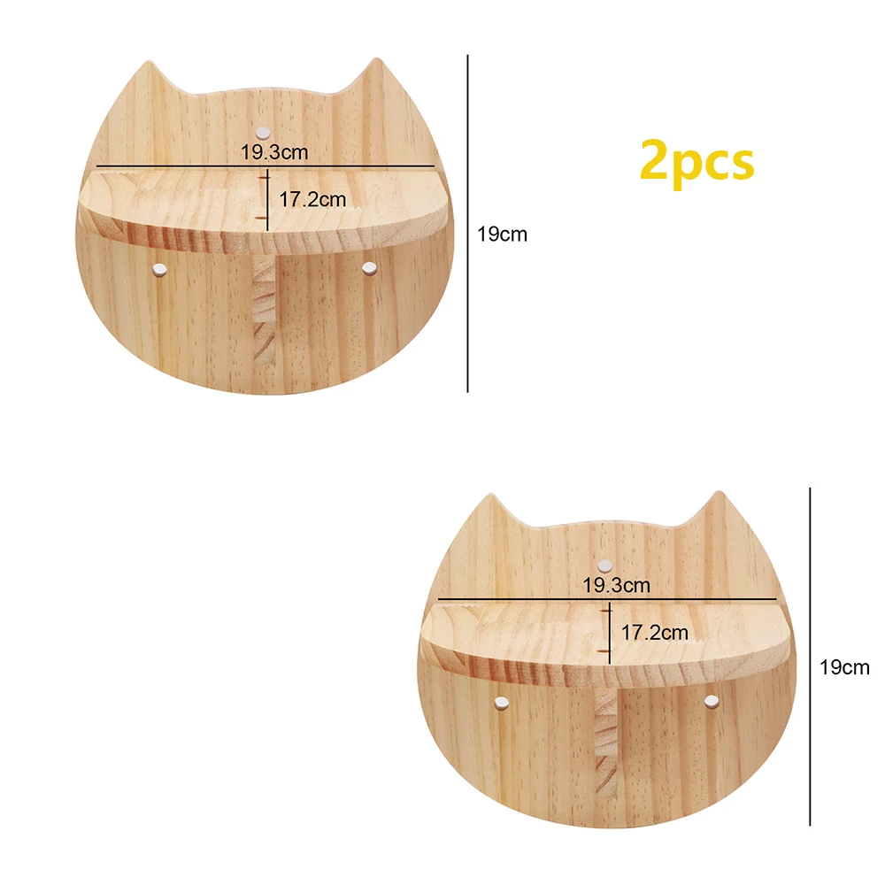 Arbre à chat bois - Étoiles de bois