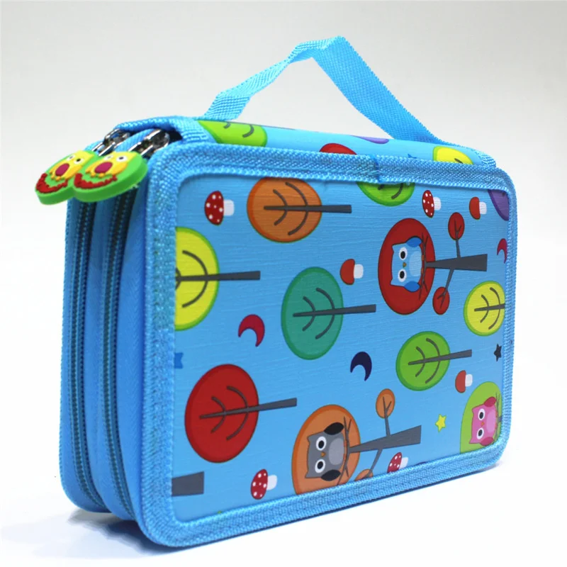 Trousse scolaire - hibou enchanté