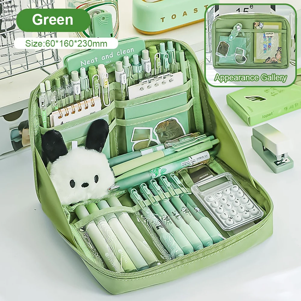 Trousse scolaire - émeraude créative