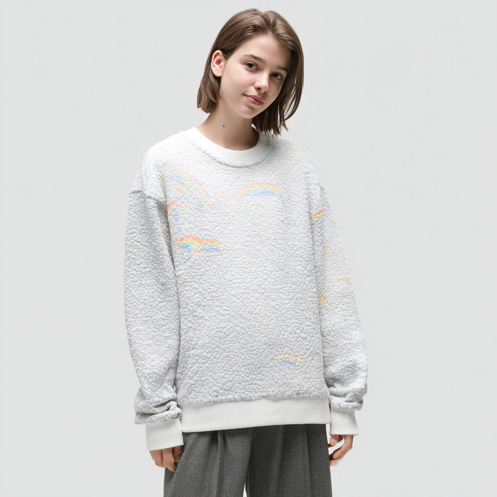 sweat à capuche oversize femme