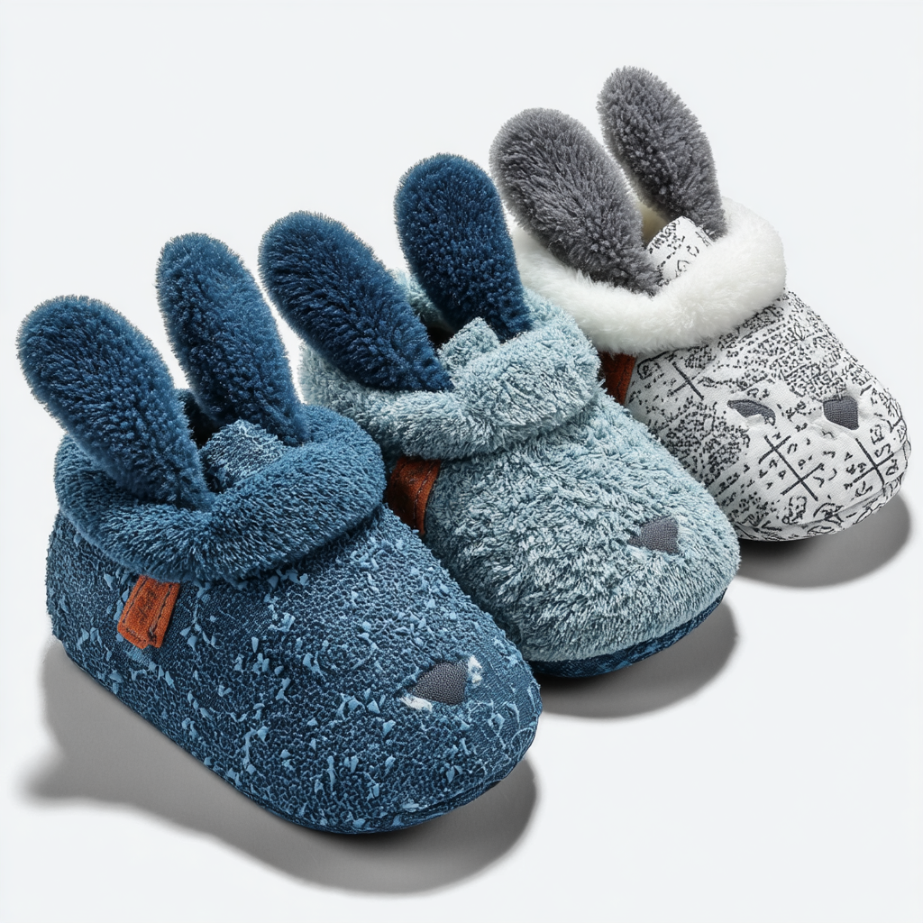 Chausson bébé - chaussons lapin doux