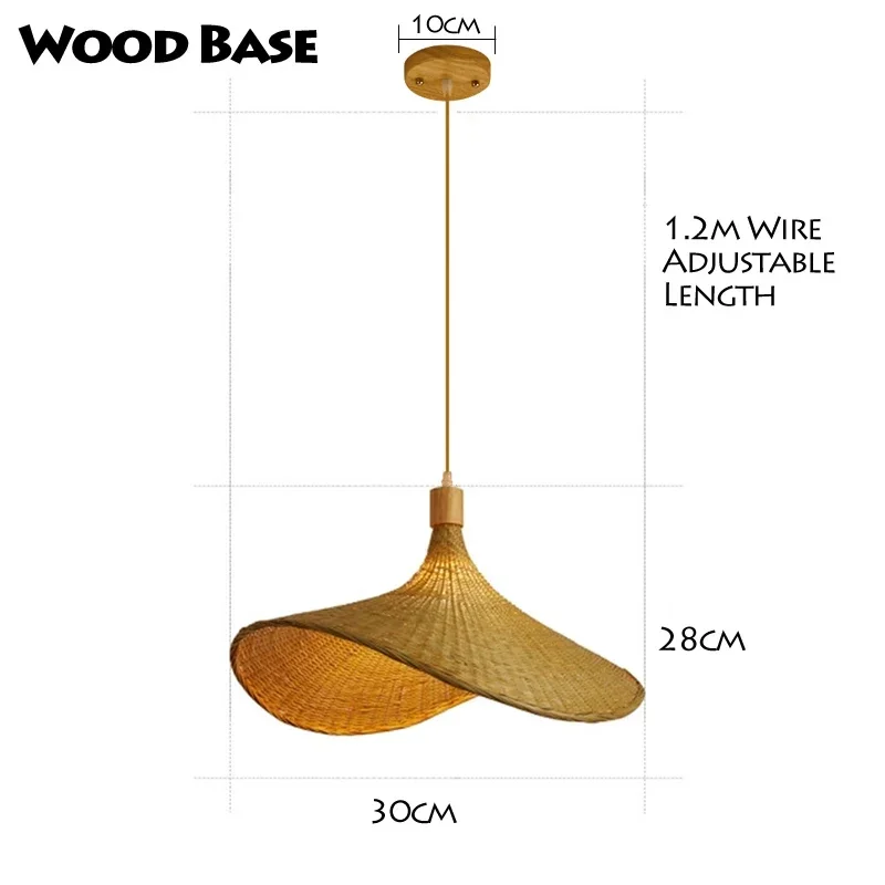luminaire rotin suspension
